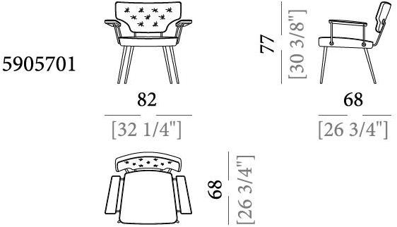 Arketipo Мягкое кресло с подлокотниками sun-id-1410211 - Вид №6