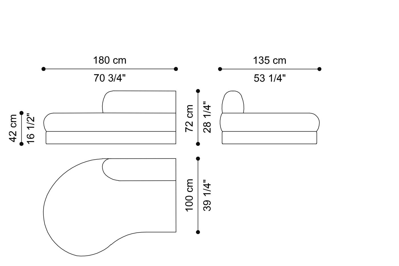 Диван из нубука Gianfranco Ferré Home ALEXANDER 2.0 ARCH-00052063 - Вид №6
