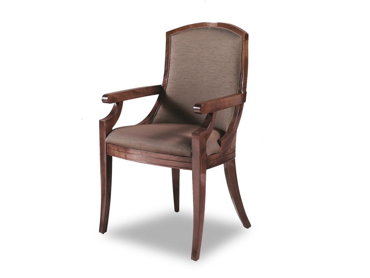 Деревянный и тканевый стул с подлокотниками Hurtado Evolution ARCH-00031274