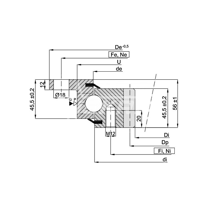 IS986 ОПУ фланцевая серия ZBL.20.0544.200-1SPTN ISKRA  - Вид №1