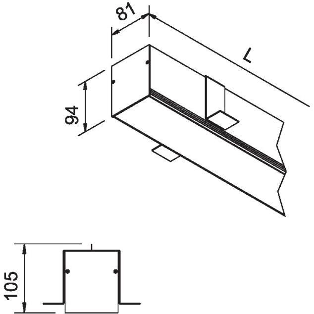Lucifero's Встраиваемый потолочный светильник из экструдированного алюминия File 2 sun-id-1472227 - Вид №2