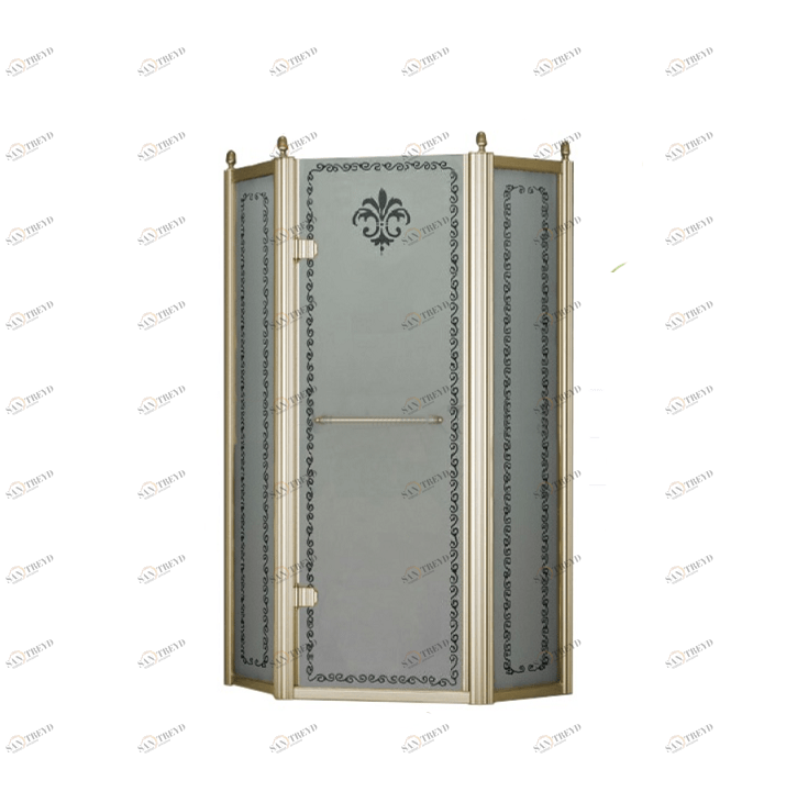 Душевой уголок CEZARES RETRO-A-P-1-90-PP-Br-R