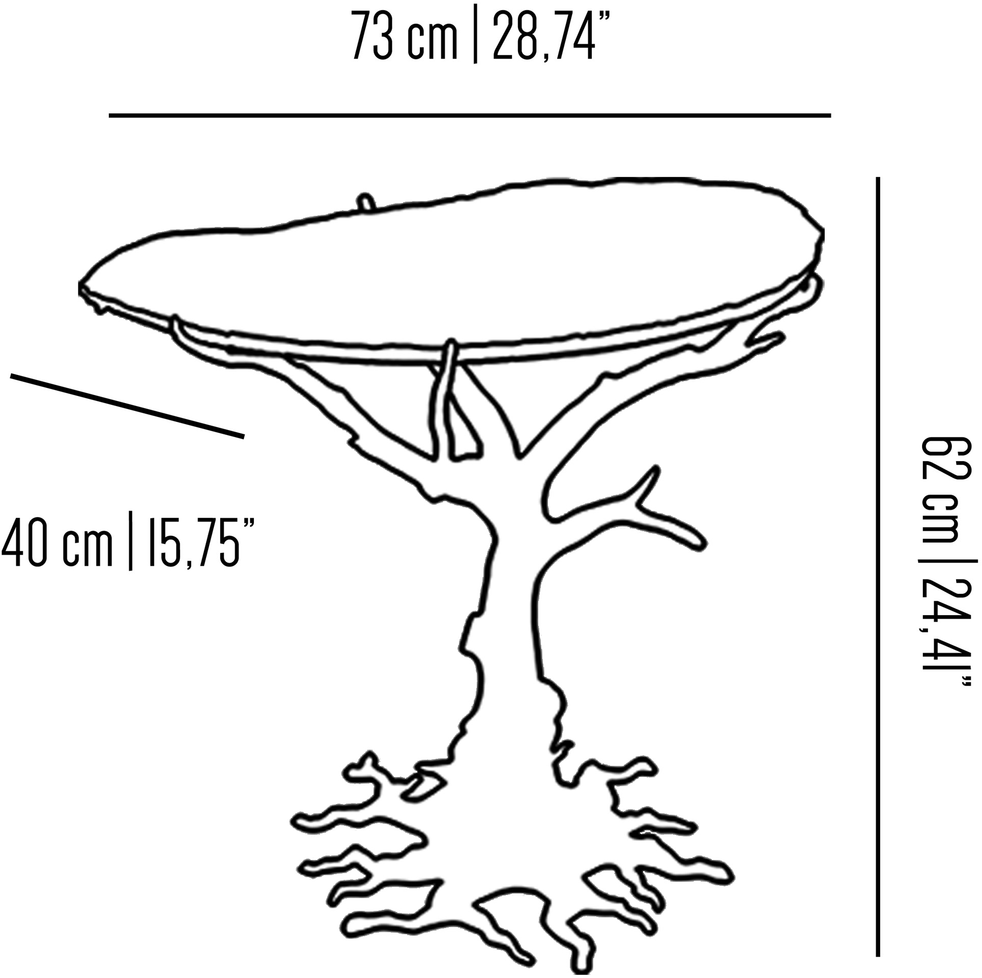 Il Bronzetto Журнальный столик из латуни со столешницей из агата Eclectic Oak02 - Вид №1