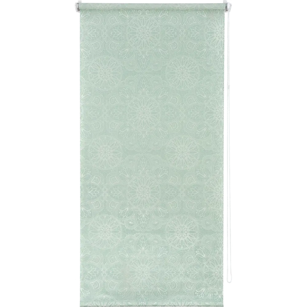 Штора рулонная «Мандала» 80х160 см, цвет бирюзовый GARDEN Нео-классика STLM-2126480