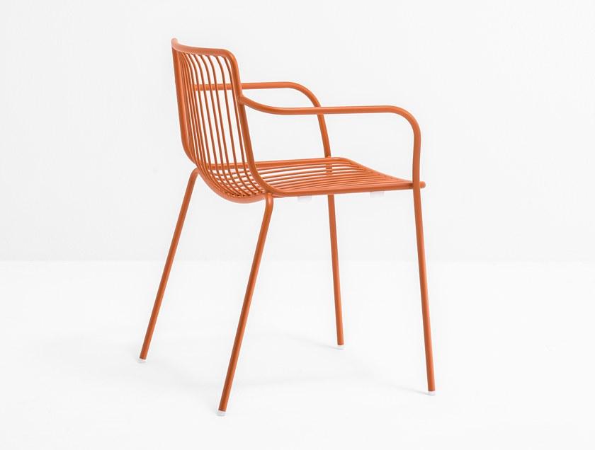 Pedrali Металлический стул с подлокотниками Nolita 3655 - Вид №2