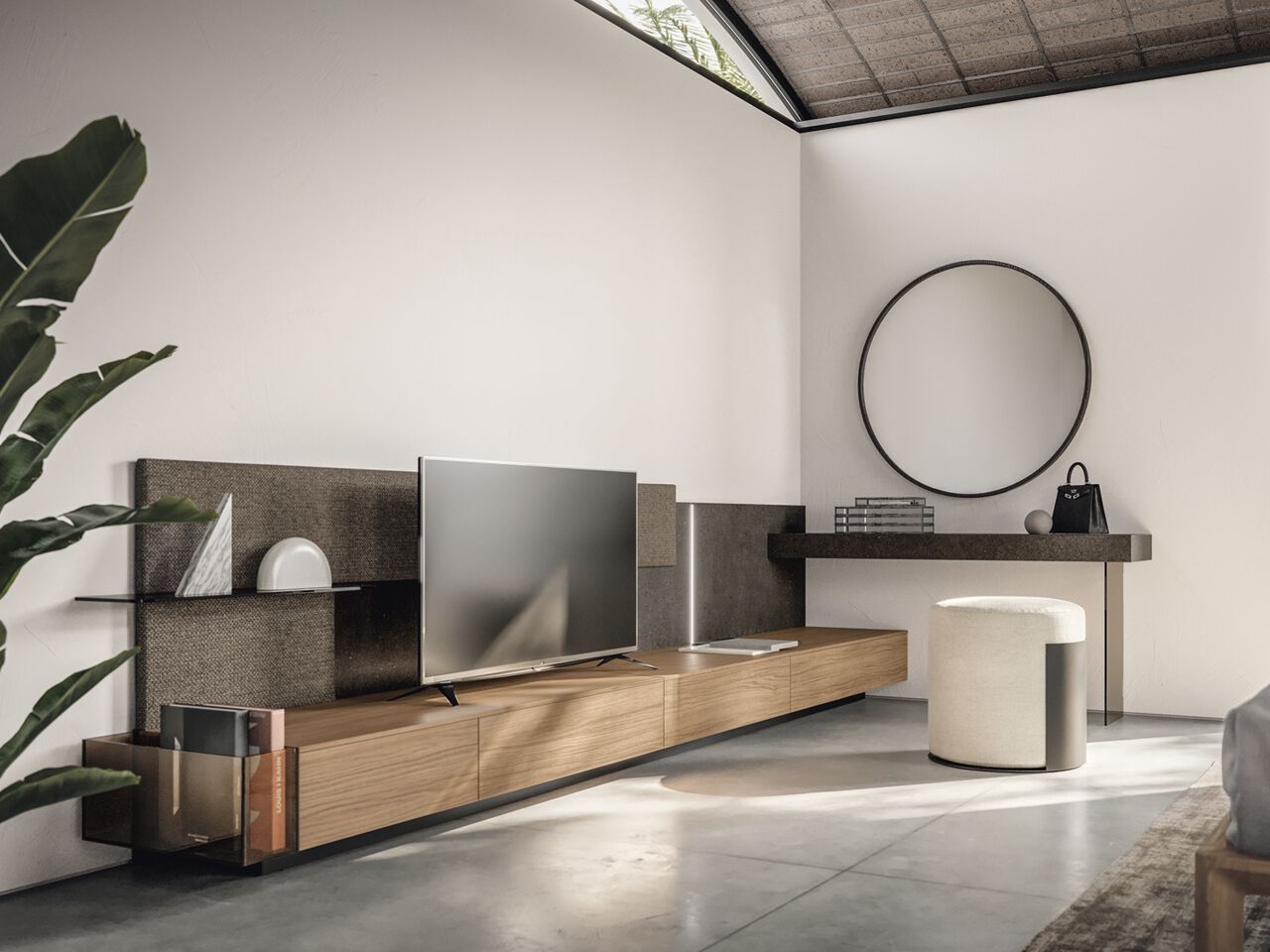 Деревянная секционная оборудованная стена Santalucia Mobili Шах ARCH-00127594 - Вид №2