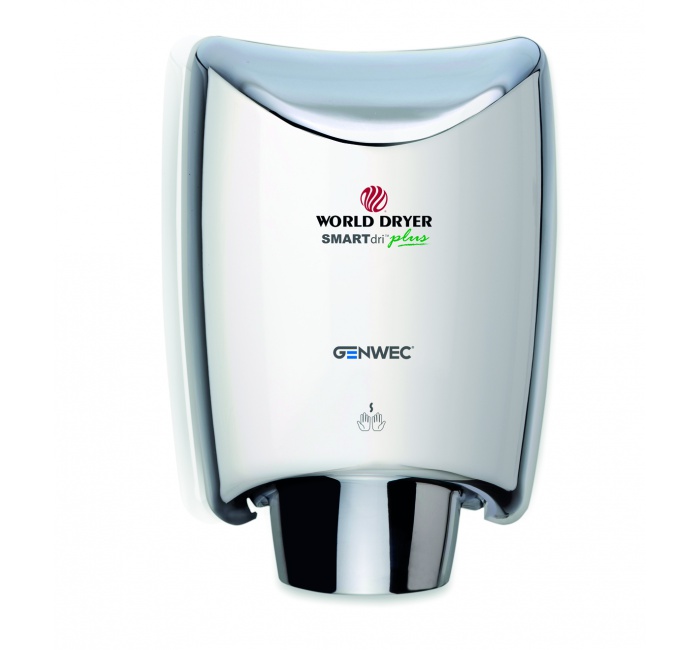 GW01 02 02 02 Genwec Сушилка для рук Smartdri PLUS из полированного алюминия 