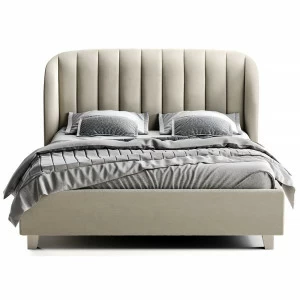 Кровать двуспальная 180х200 серая Tulip THE IDEA ДИЗАЙНЕРСКИЕ 210653 Серый