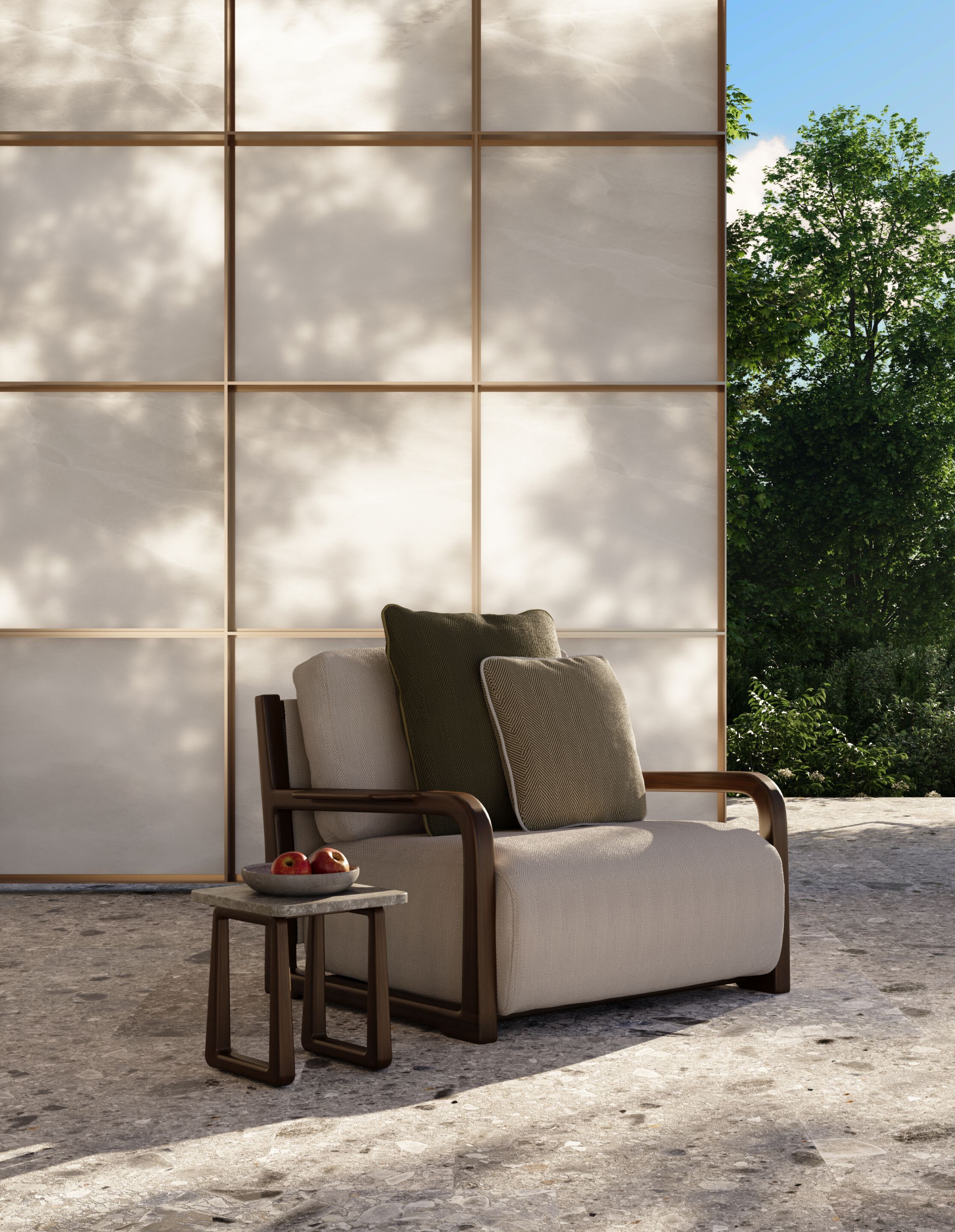 Садовое кресло с подлокотниками Exteta Loro Piana Interiors, Стулья Delight от Exteta ARCH-00141756 - Вид №6