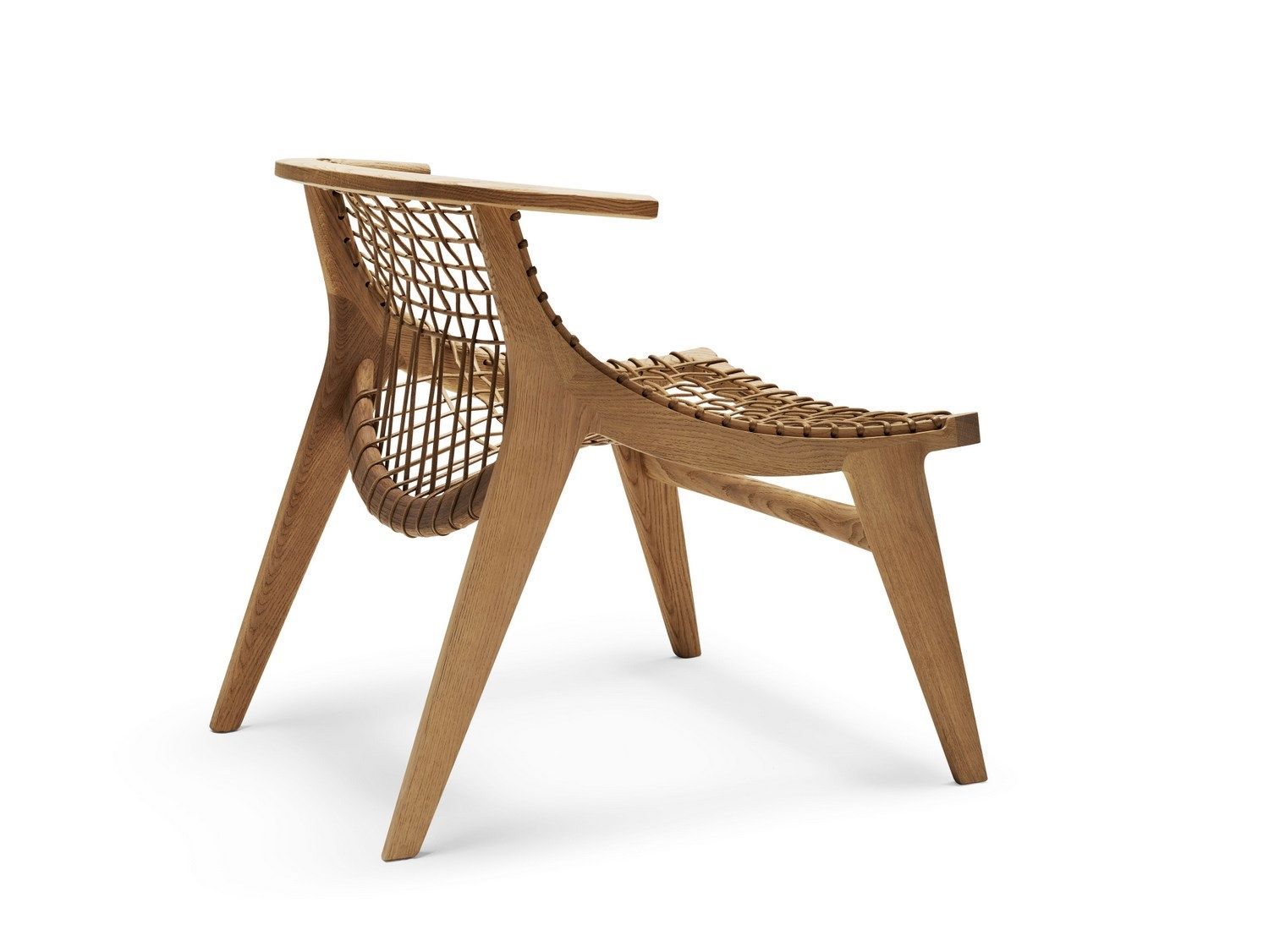 Дубовое кресло и плетеная веревка Knoll Klismos ARCH-00111532 - Вид №1