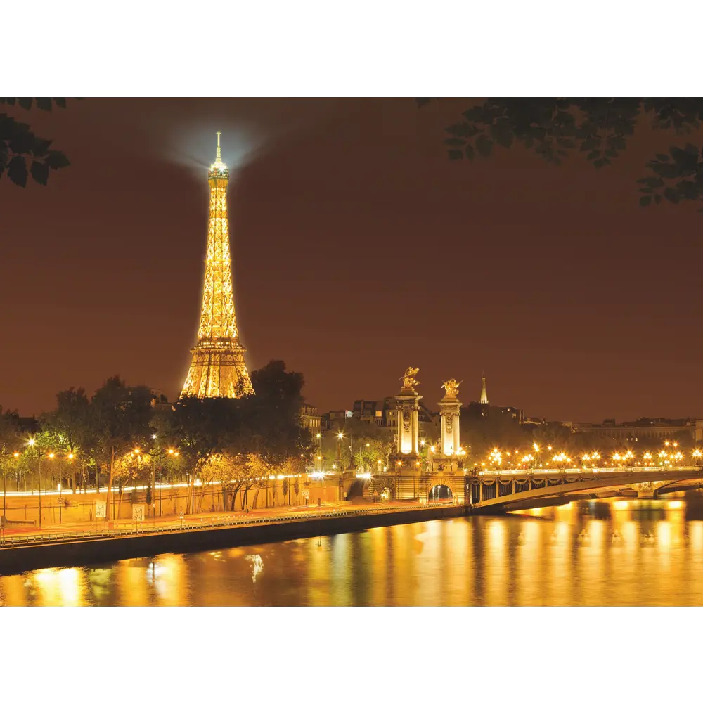 Фотообои бумажные, 254х184 см, KOMAR Золотая ночь STLM-2095825