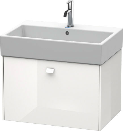 BR405400909 Brioso Тумбочка подвесная Светло-голубой матовый декор Duravit - Вид №2