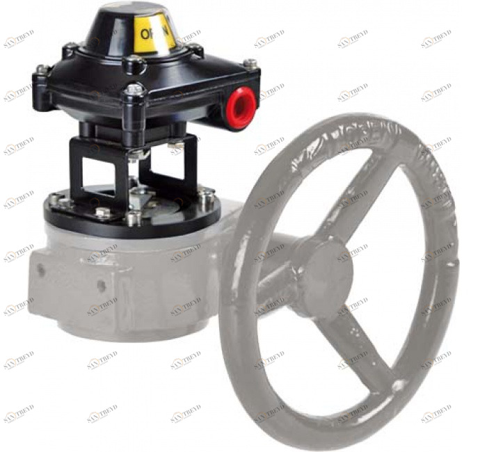 GENEBRE 5981 02 Коробка концевых выключателей, установленная на редукторе (*) 