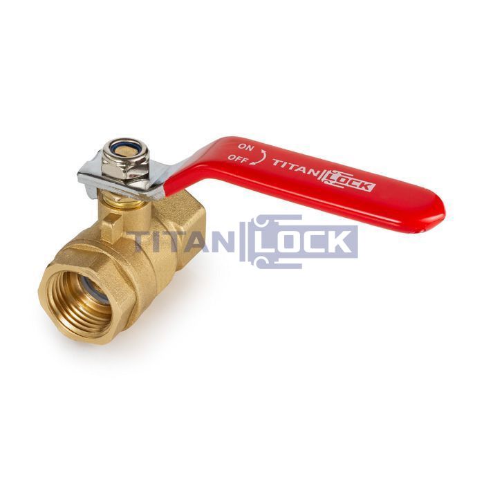 1,5in, шаровый кран, резьба BSP, латунь TL150BVBR TITAN LOCK  - Вид №2