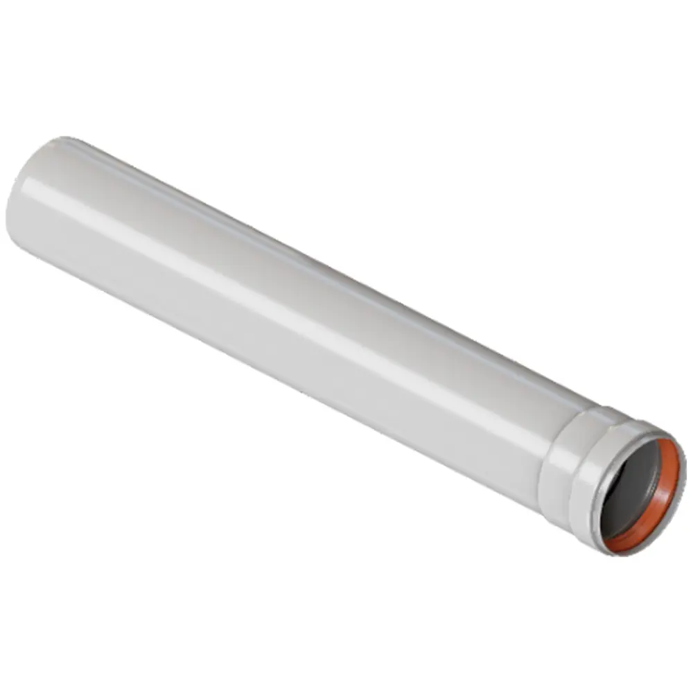 Труба для дымохода Rommer D80 1 м алюминий 0.75 мм Отсутствует STLM-2189970