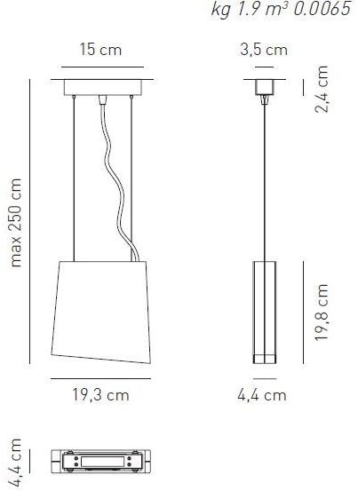 AXOLIGHT Металлический светодиодный подвесной светильник Rythmos sun-id-1448749 - Вид №3