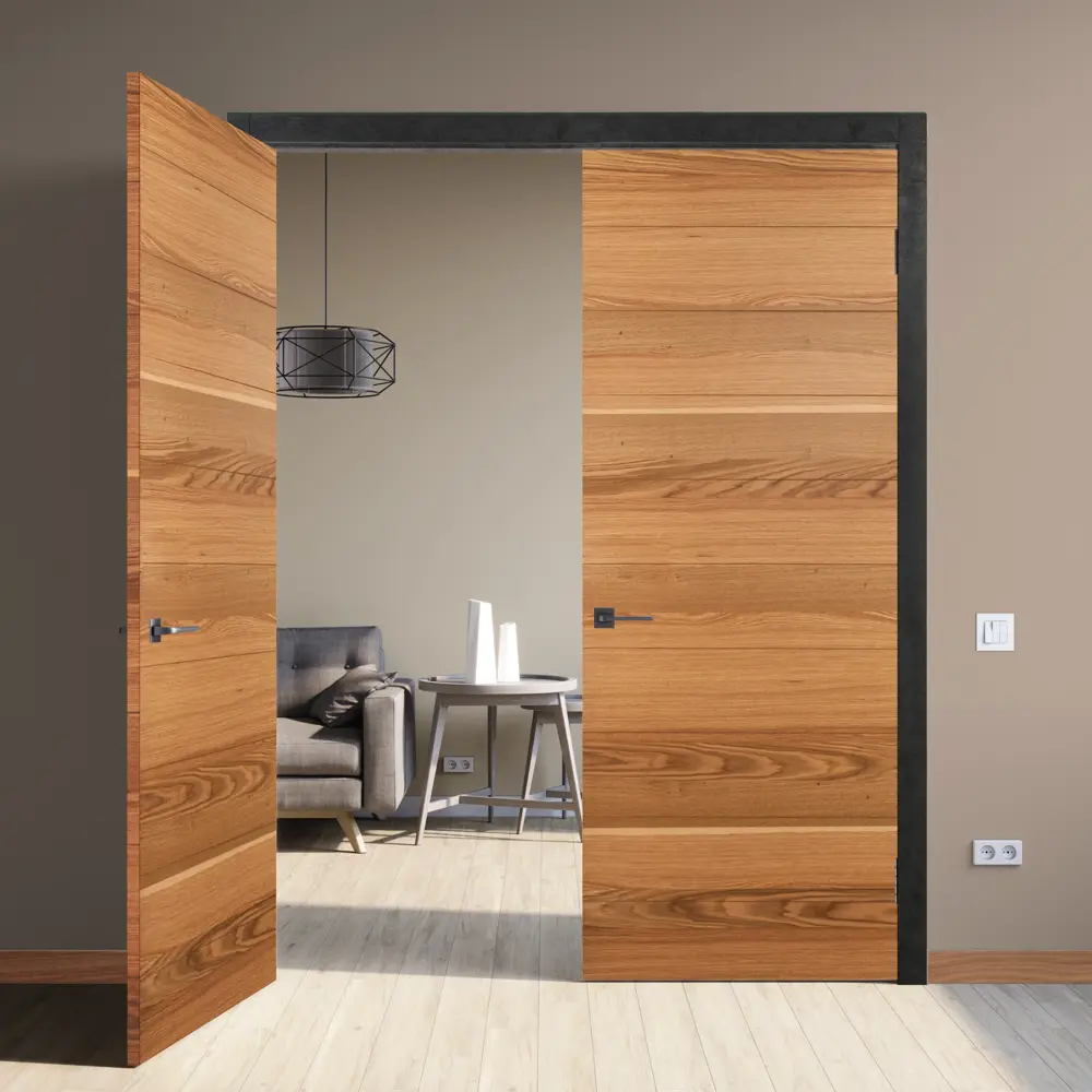 Комплект двери Loft глухая 90x200 см шпон цвет дуб рустик без доборов 89428577 STLM-2042683 МАРИО РИОЛИ  - Вид №3