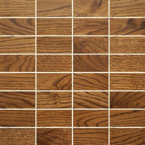 Мозаика и 3D панели из дерева Da Vinci Мозаика 8x4 Cognac 006 Дуб Селект (Гладкая) 288х288 мм 1301100006