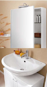 MI33 MIMOSA Комплект мебели для ванной комнаты 50+70+35 см ARDECO Ardeco S. R. L 42632 - Вид №1