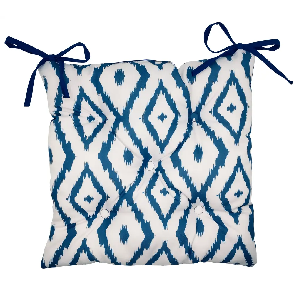 Подушка на сиденье 45x45 см цвет сине-белый Santreyd STLM-2098589