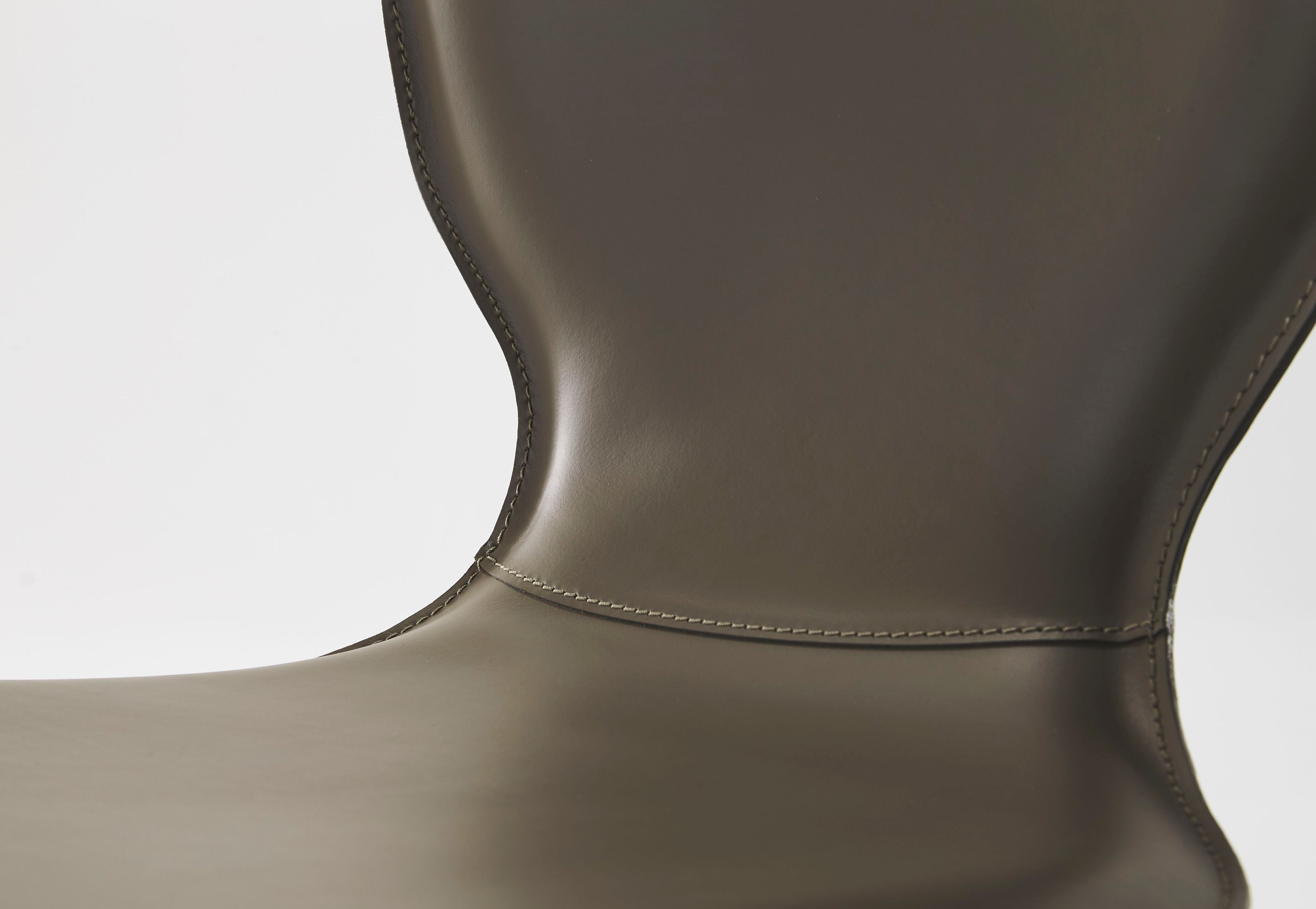 Высокий кожаный стул со спинкой Casa Covre VARENNE ARCH-00133848 - Вид №4