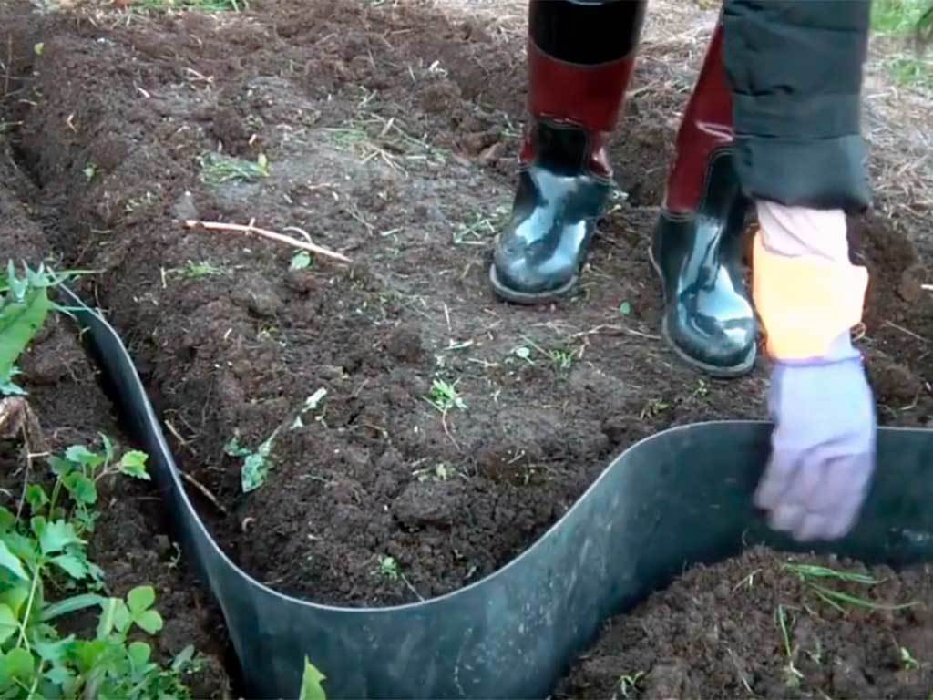 Лента бордюрная 200 мм x 10 м, 2 мм ГеоПластБорд GPBST-37 - Вид №4