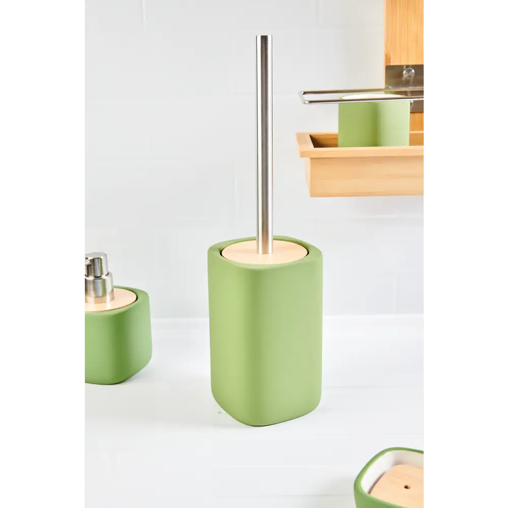 Ершик для унитаза Vidage Green Meadow цвет зеленый STLM-2011078 - Вид №1