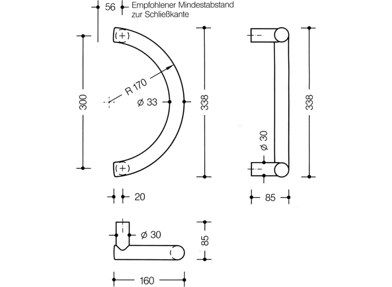 550.33BKSLT Справиться HEWI Edition matt  - Вид №1