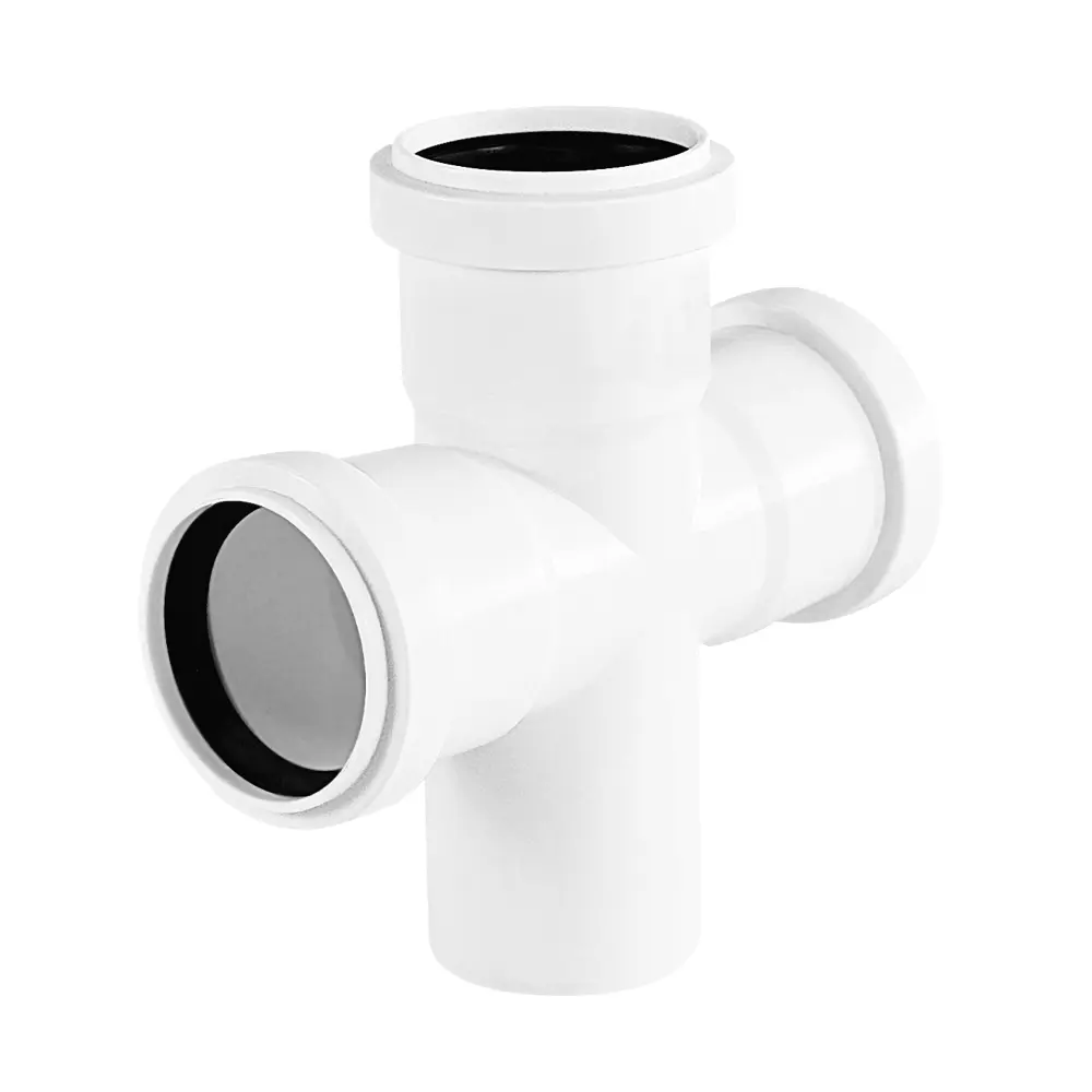 Крестовина одноплоскостная малошумная MONLID D50x50x50/87° мм полипропилен STLM-2121450 - Вид №3