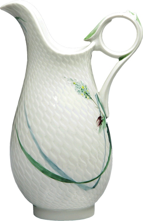 93259 Meissen Кувшин 0,7л "Игра волн, рельеф, дикая флора" Фарфор 