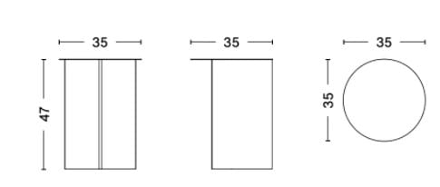 Стальной круглый журнальный столик In Stock Hay ARCH-00052474 - Вид №5