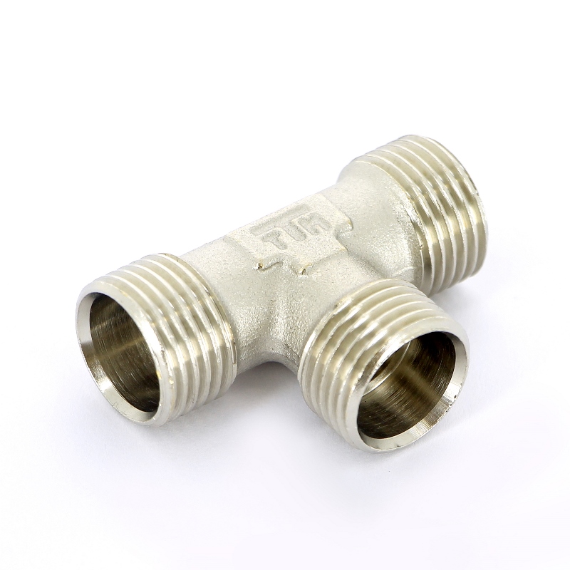 Тройник Н никелированный конусный TIEMME 1/2"(16)K 1640004