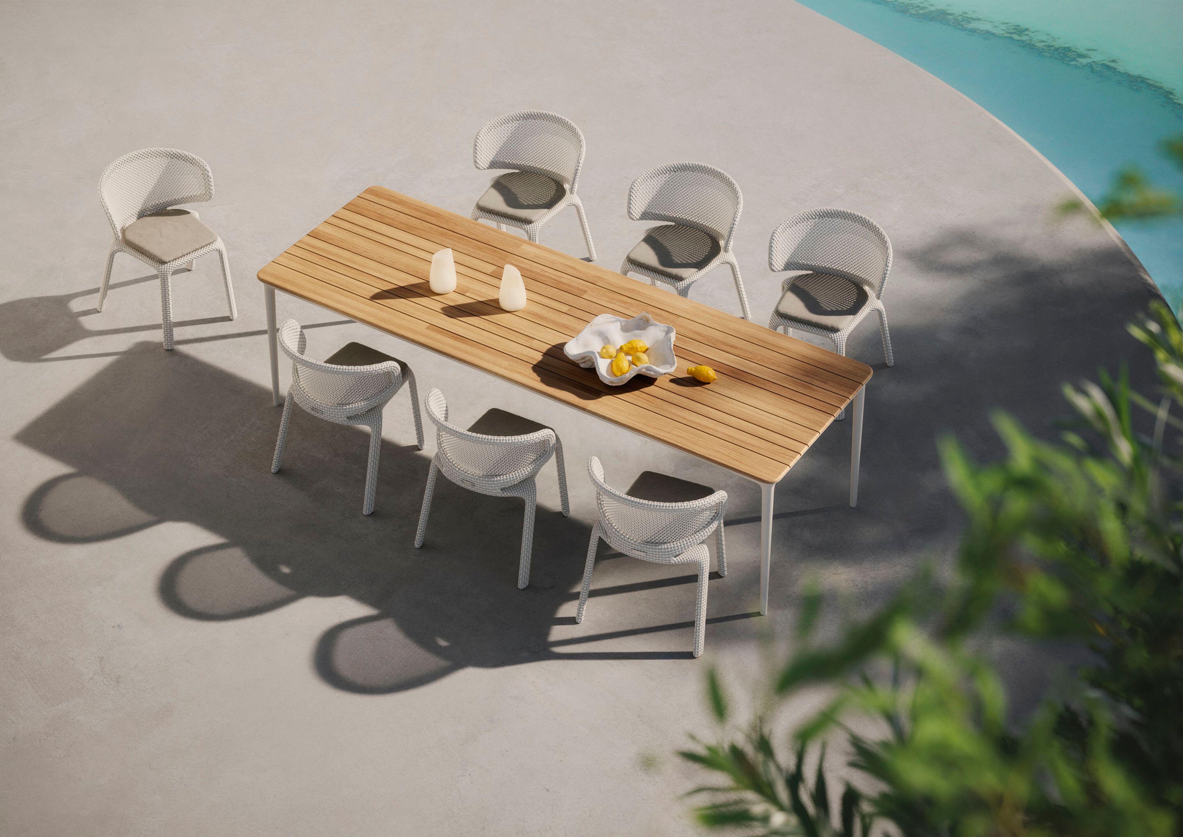 Штабелируемый садовый стул из синтетического волокна DEDON SEASHELL NUO ARCH-00108126 - Вид №8