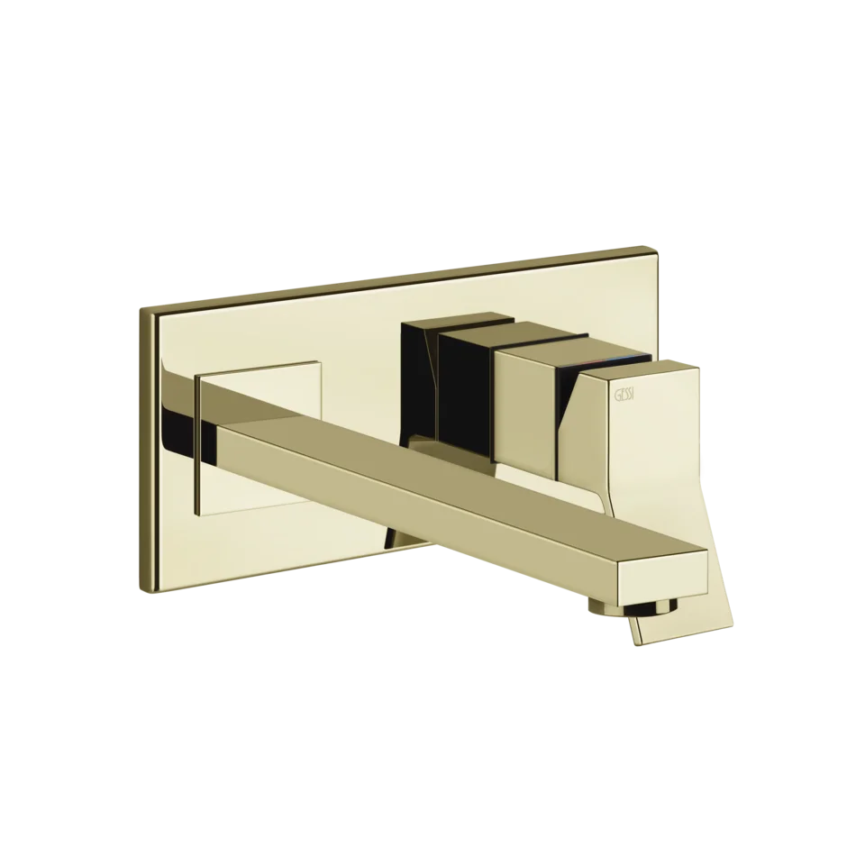 Смеситель для умывальника 53090 710 Gessi Rettangolo k ЛАТУНЬ PVD 53090710