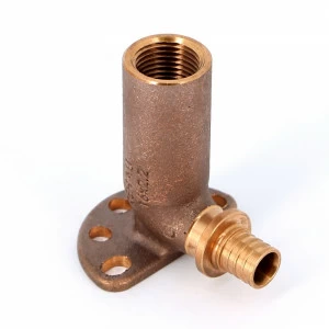 Водорозетка надвижная В латунная REHAU 16 x 1/2" h=70 мм бронза RAUTITAN