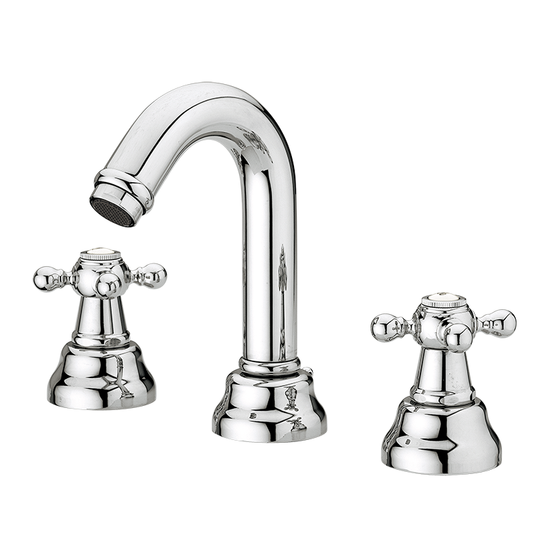 226190 PREMIUM Chrome +1866 три отверстия Умывальник Хром GRB MIXERS 