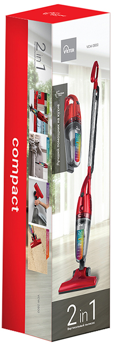 VCW-2800 Red Пылесос vcw-2800, красный VIXTER Santreyd  - Вид №1
