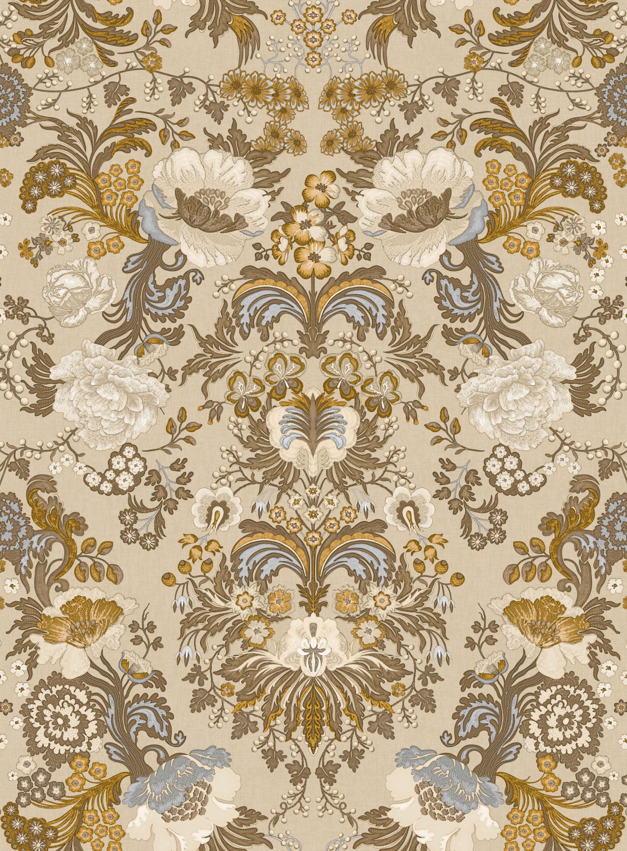 Цветочные узоры нетканые обои LELIEVRE Quenin-Belle Époque ARCH-00089402 - Вид №9
