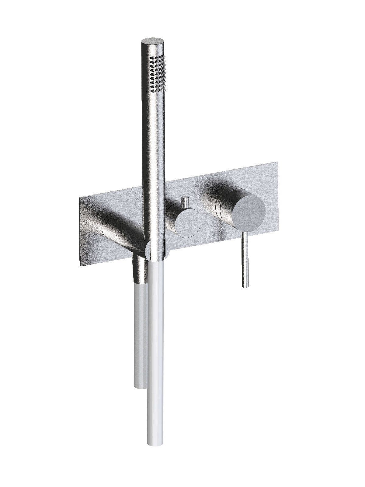 Смеситель для ванны из нержавеющей стали с переключателем Rubinetterie Frattini Pepe XL 316 ARCH-00043219 - Вид №2