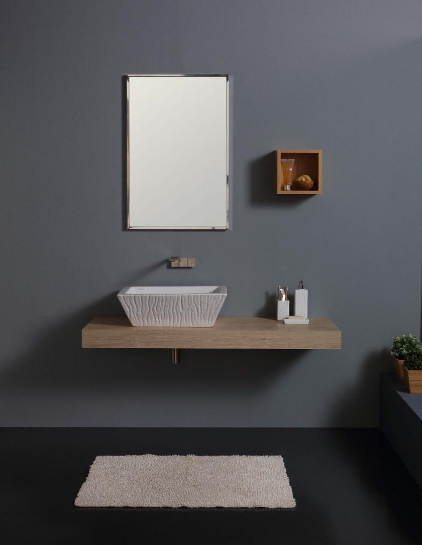 Ptr01r Подвесная раковина настенная овальная Horganica Pietra белая - Вид №7