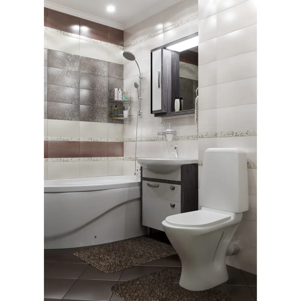 Керамогранит Эдем 30x30 см 1.35 м² матовый цвет коричневый Santreyd Наоми STLM-2173792 - Вид №3