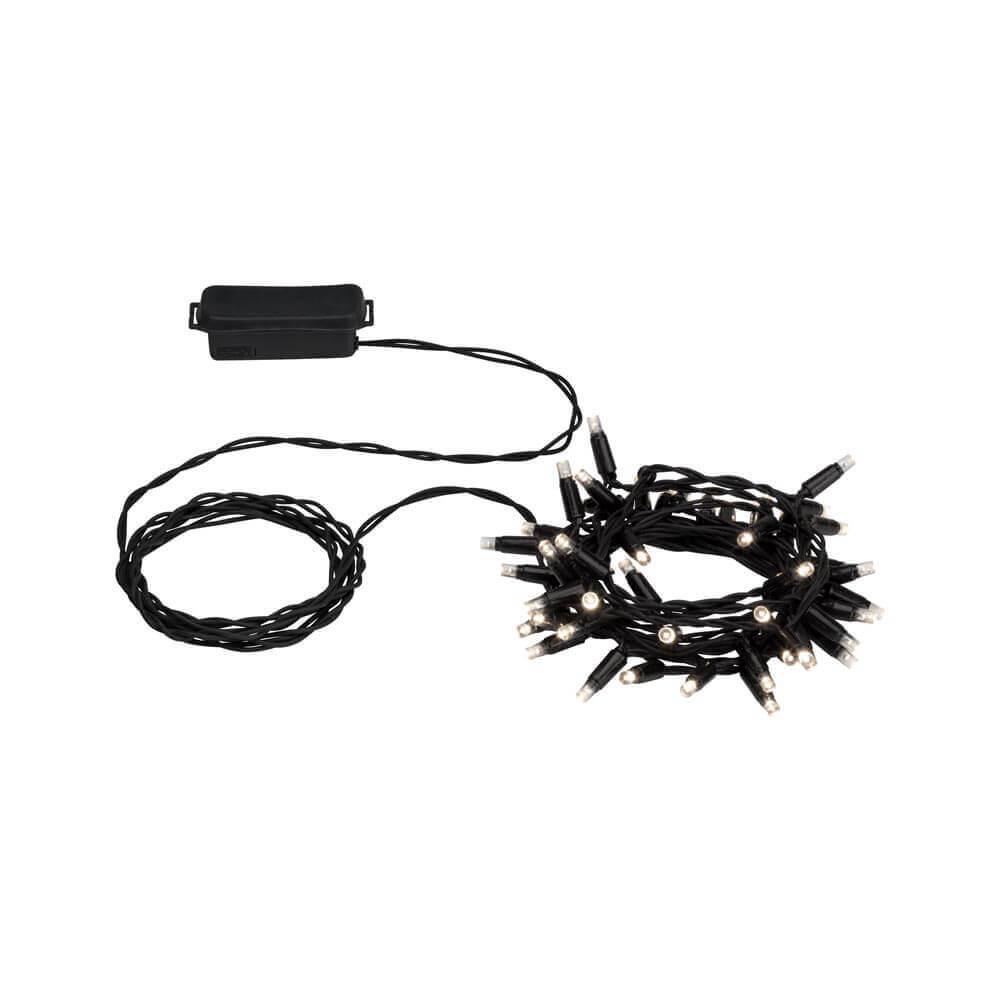 Гирлянда светодиодная со встроенным аккумулятором 680 см черный Light Chain 94167 PAULMANN ГИРЛЯНДА 00-3898868 Черный  - Вид №1