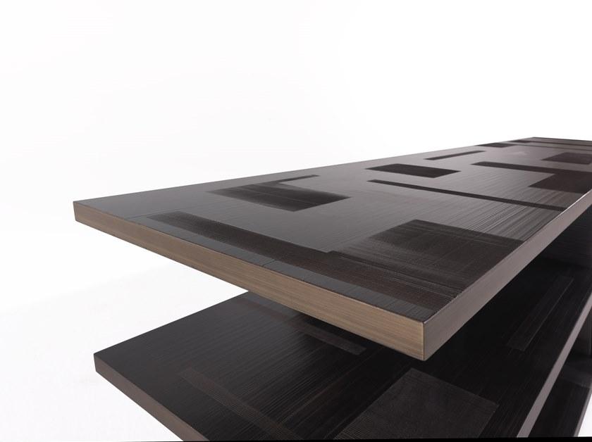 ETRO Home Interiors Деревянная тумба под ТВ с системой управления кабелями Aleppo E.ale.531.a - Вид №2