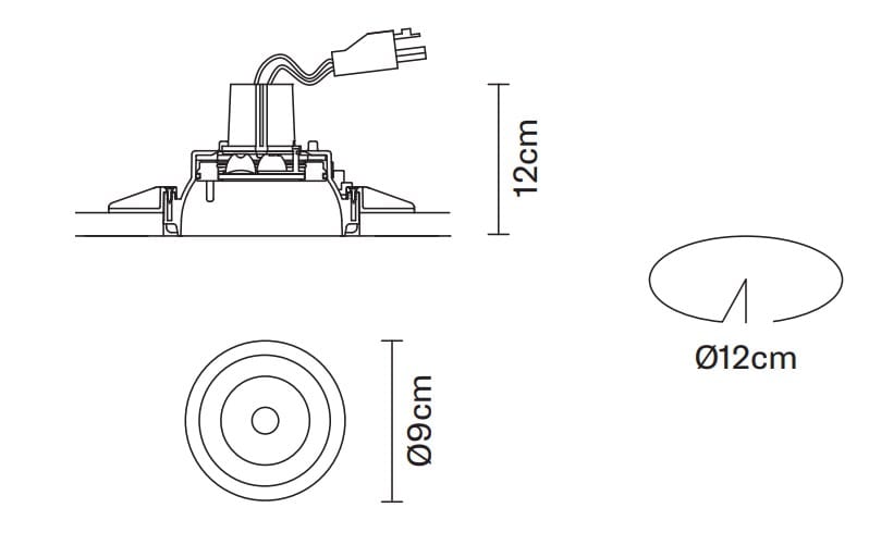 Регулируемый потолочный встраиваемый прожектор Fabbian Tools ARCH-00086813 - Вид №2