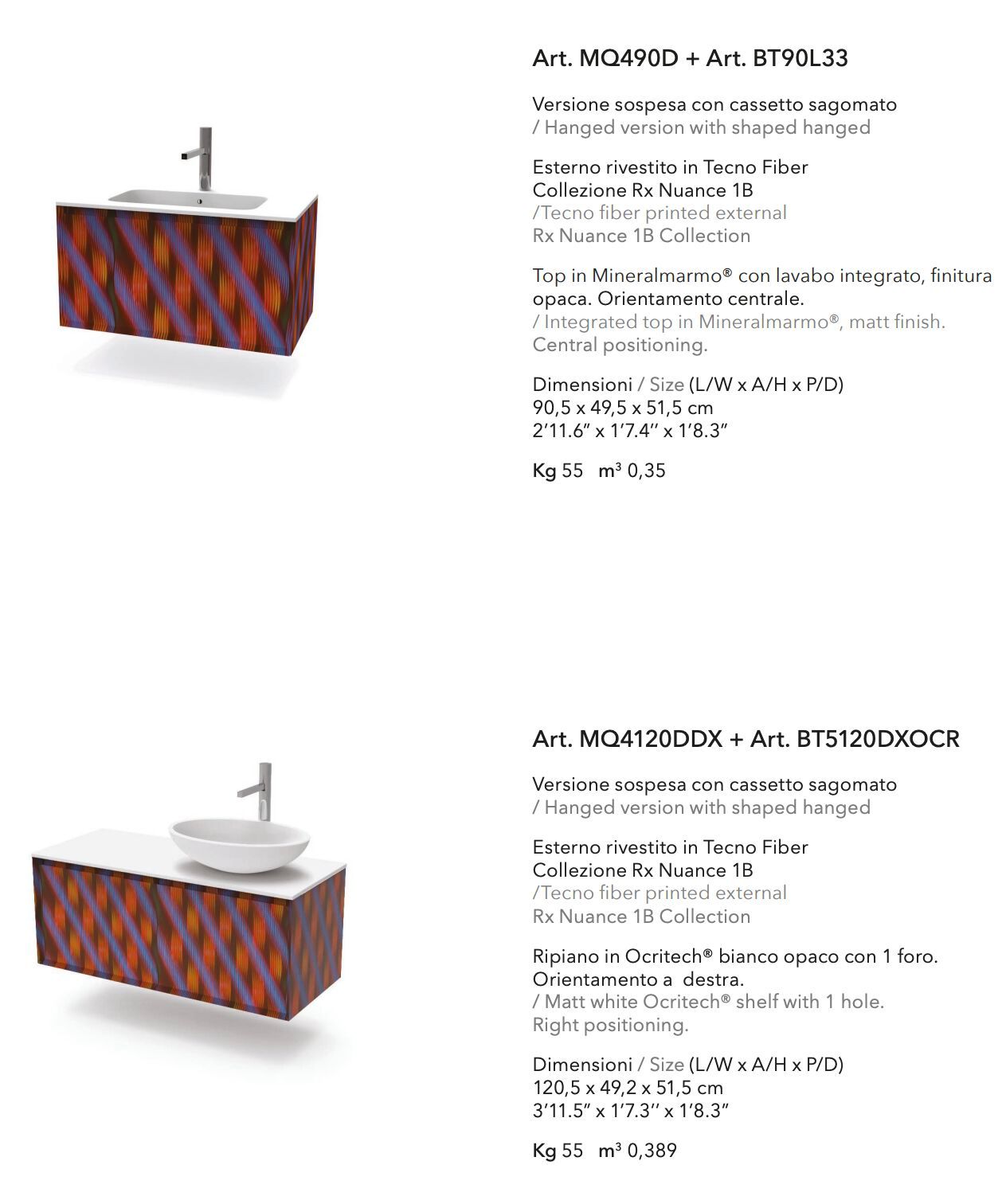 Подвесной умывальник с ящиками MOMENTI Home &amp ARCH-00132702 - Вид №6