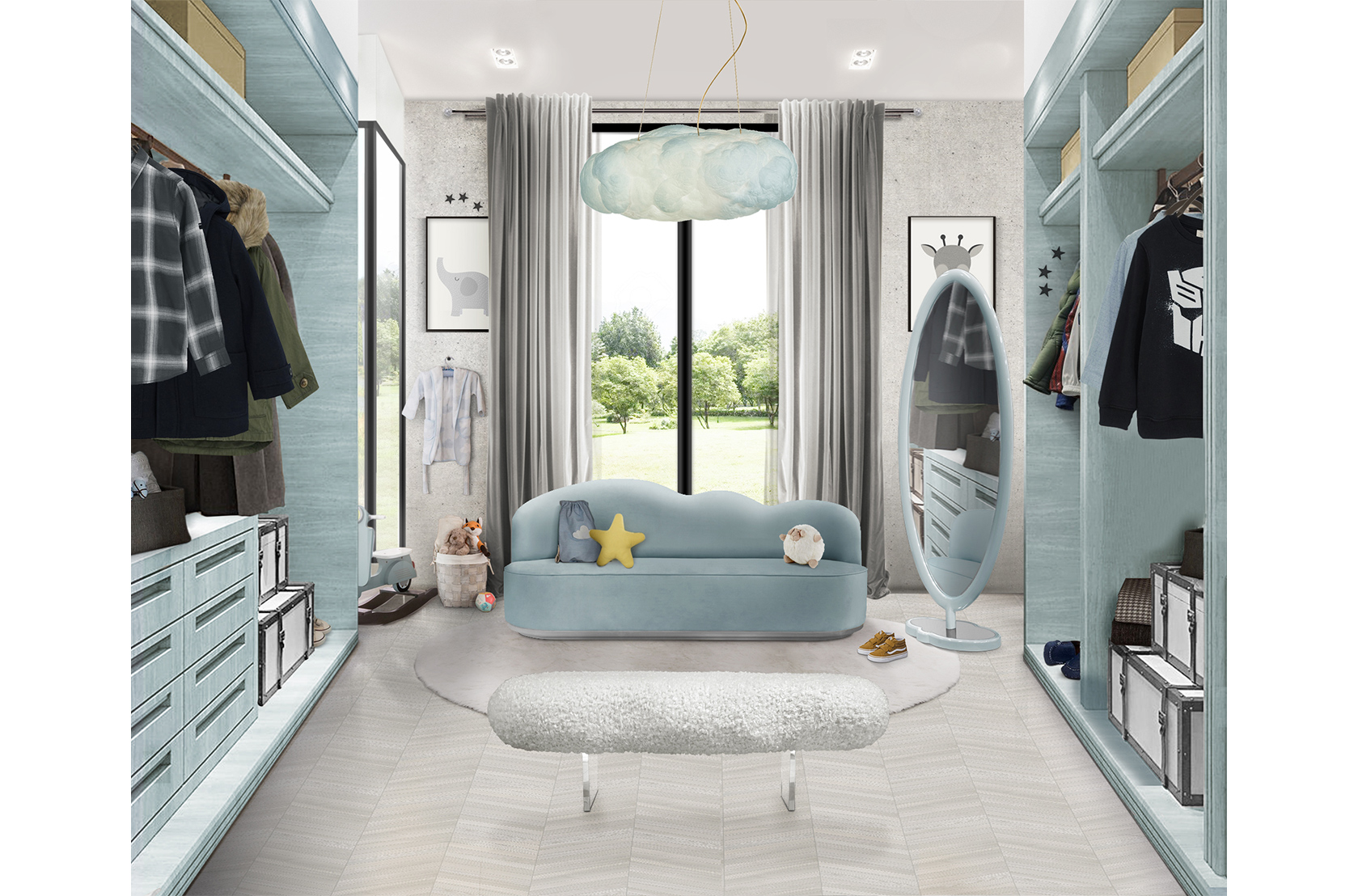 CIST549 Зеркала для детской Облако Circu  - Вид №7