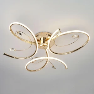 Потолочный светодиодный светильник Eurosvet Saona 90099/3 золото EUROSVET SAONA 223450 Золото