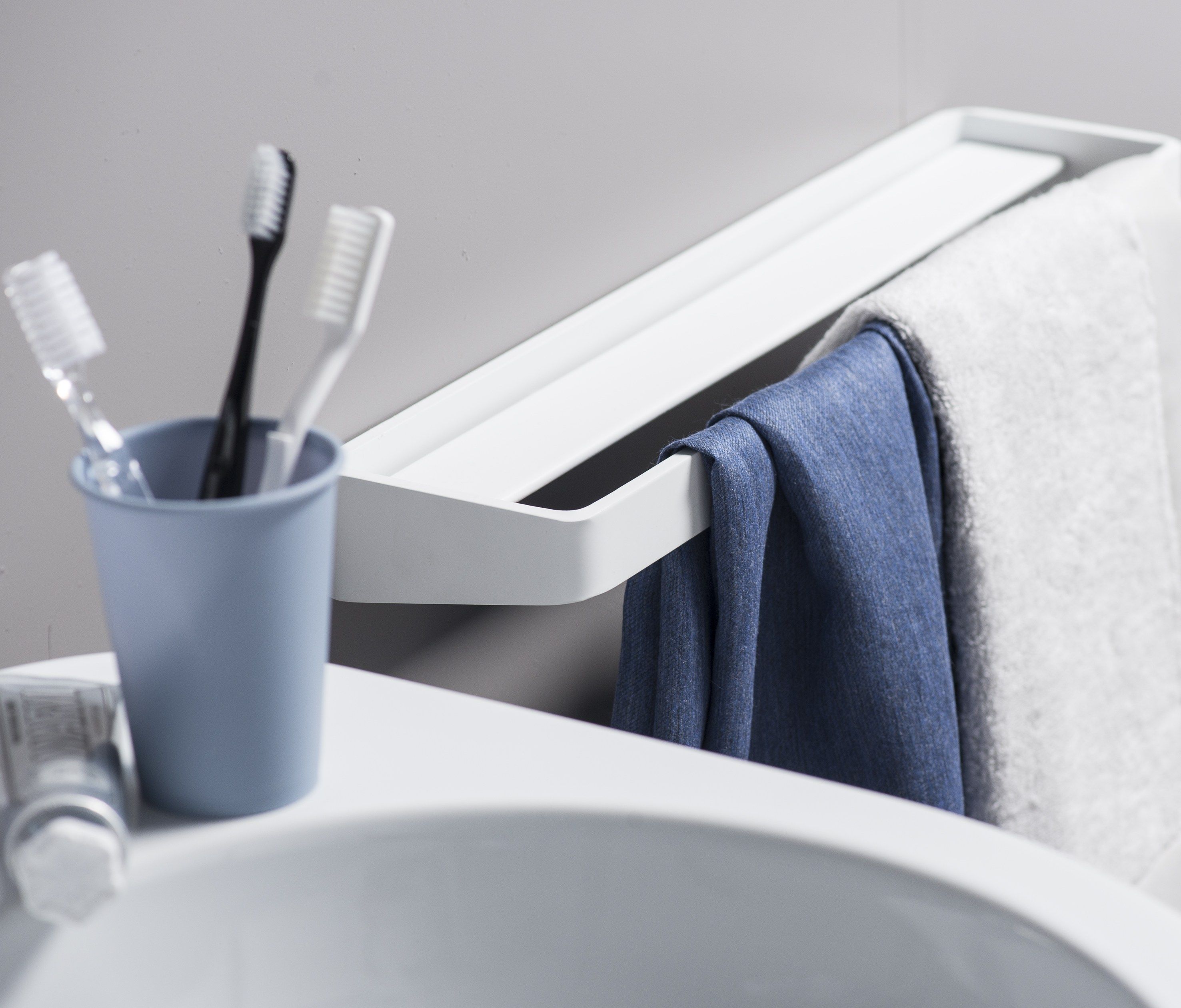 Держатель для полотенец / полка для ванной комнаты с порошковым покрытием EVER Life Design Brunt ARCH-00105081 - Вид №3
