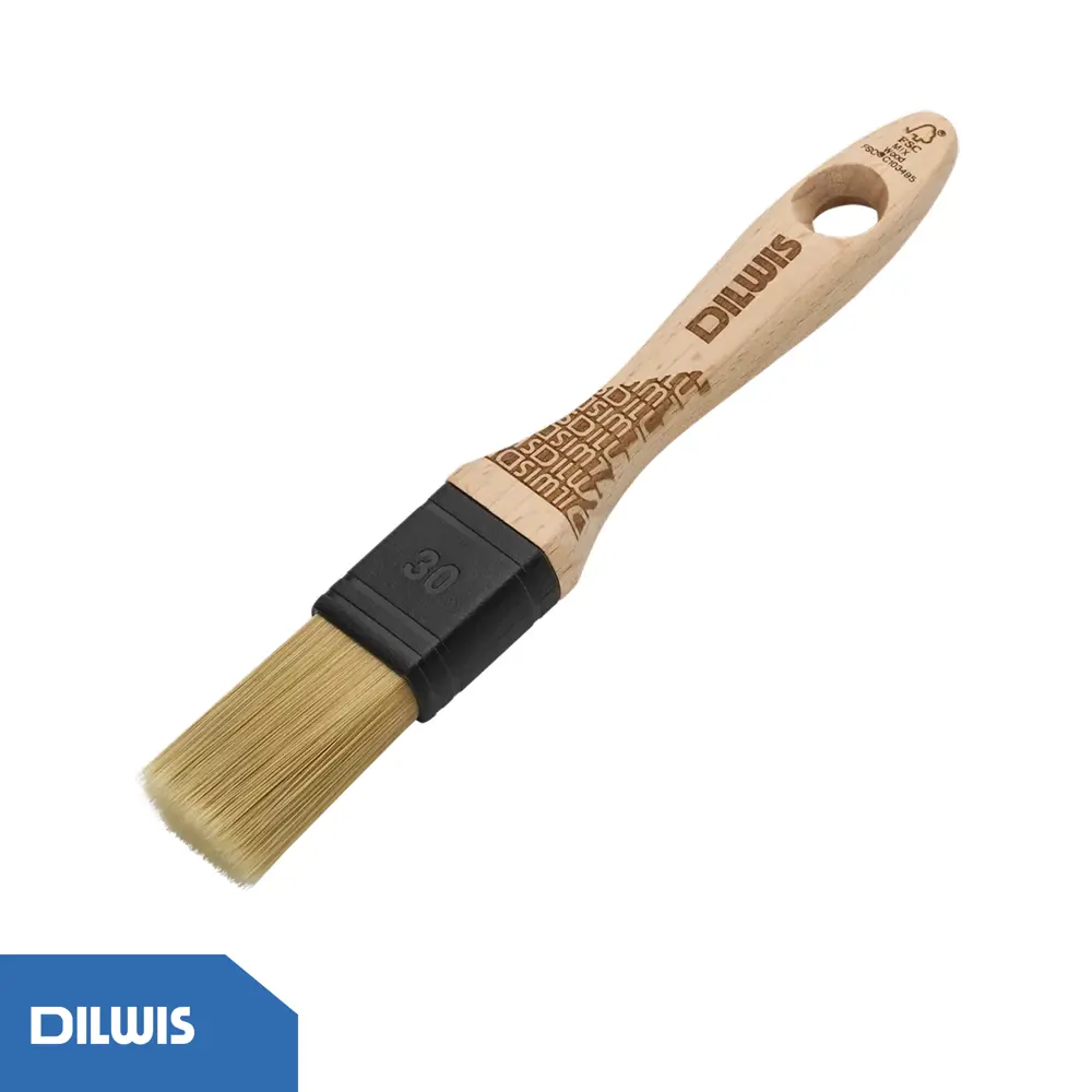 Кисть плоская универсальная 30 мм DILWIS синтетическая щетина STLM-2154739 - Вид №2