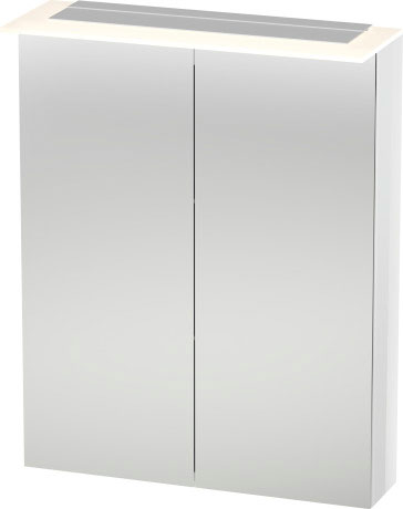 XL759206969 X-Large Зеркальный шкафчик Орех брашированный (натуральный шпон) Duravit - Вид №2